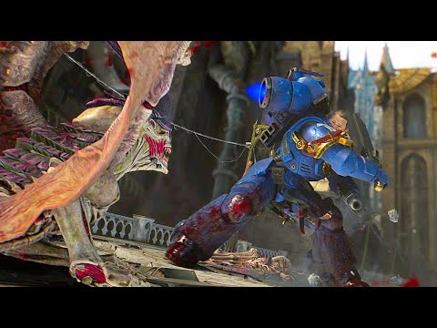 Gadriel Destroys The Tyranids Scene - Warhammer 40K Space Marine 2