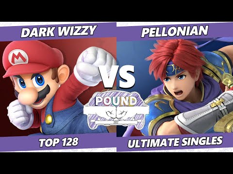 Pound 2022 Top 128 - Dark Wizzy (Mario) Vs. Pellonian (Falco, Roy) SSBU Smash Ultimate Tournament