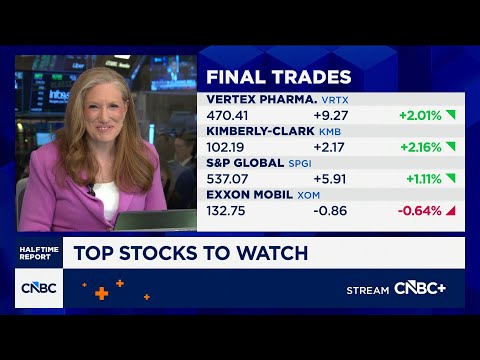 Final Trades: Vertex Pharma, Kimberly-Clark, S&P Global and Exxon Mobil