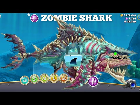 ZOMBIE SHARK FINTASTIC CONTESTS!! LIVE - Hungry Shark World
