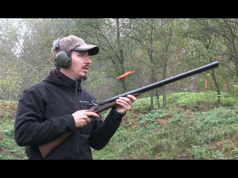 Shooting the Pedersoli Classic 12 ga percussion double shotgun