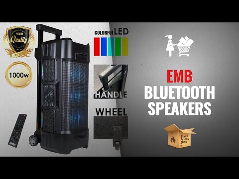 Emb Bluetooth Speakers Black Friday / Cyber Monday 2018 | Speakers Deals Buying Guide