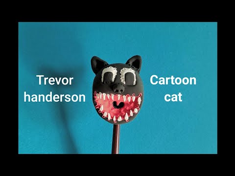 Making cartoon cat with a clay  카툰켓 클레이로 만들기 | Ugly clay