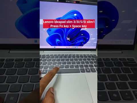 laptop Keyboard light kaise on karen | backlit keyboard laptop lenovo ideapad 3