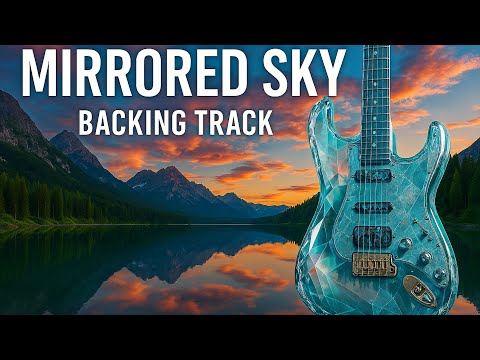 🎸 Mirrored Sky | Atmospheric Rock Guitar Backing Track in F♯ Minor (4/4 – 140 BPM)