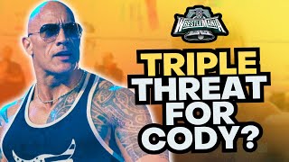 The Rock 100% Wrestling at WrestleMania 40, Triple Threat with Cody Rhodes Being Planned!?