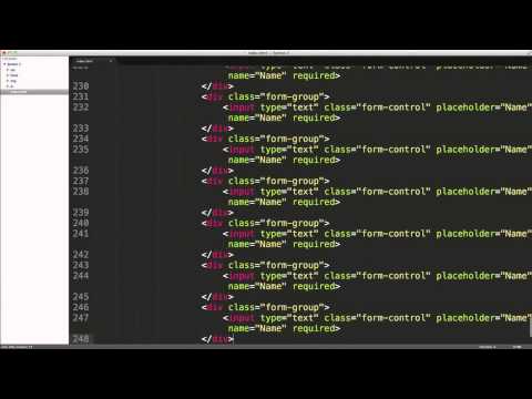 Responsive Web Development with Bootstrap 3 Course. #10 - Contact Section