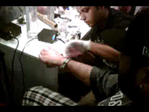 Shivy Shank Gets Tattoo In Mumbai India (1st Annual Mumbai Tattoo Convention)
