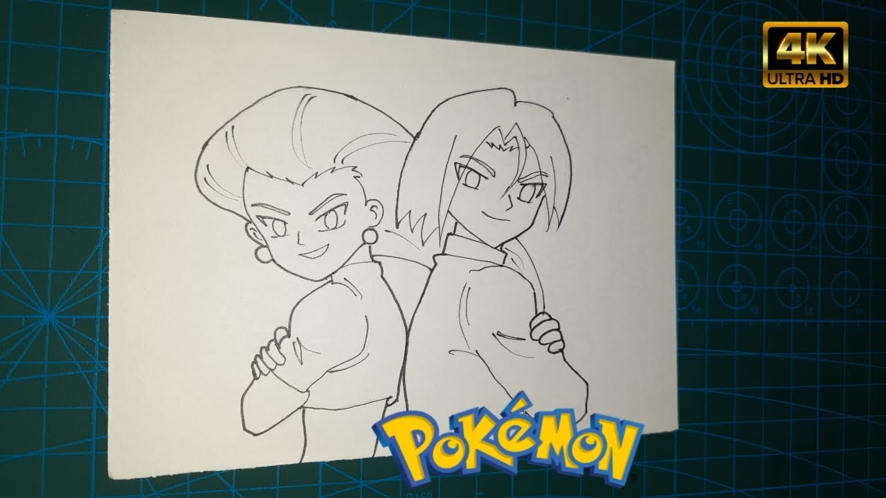 How To Draw Pokemon Step By Step || Team Rocket Drawing  #pokemon #anime