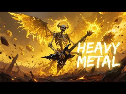 Solar Inferno | Heavy Metal Instrumental Mix of Golden Riffs & Apocalyptic Fury