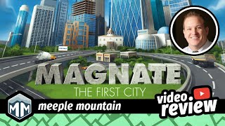 Magnate: The First City - How to Play & Review - Boardgame Brody