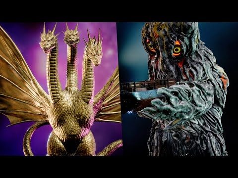 Gigabash - Godzilla: Nemesis DLC | ALL SUPERS & TAUNTS (King Ghidorah, Hedorah)