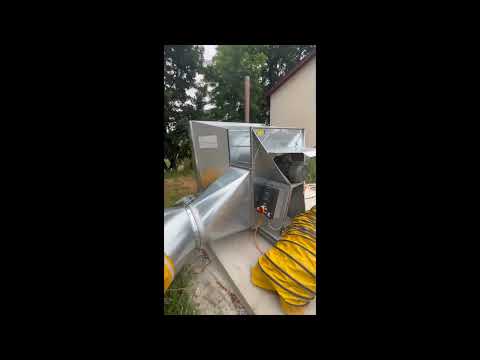 Trocknung 200kW 7,5kW - Temperaturgesteuerte Regelung befahrbarer Trocknungsboden Biogas