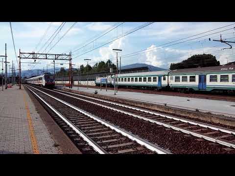 Intercity 595 Trieste-Roma in partenza da Prato Centrale