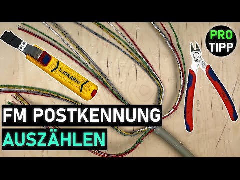 Simply count the telecommunications cables with postal codes.