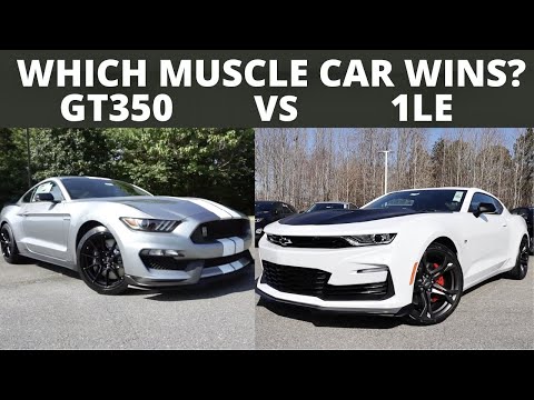 Chevrolet Camaro 1LE VS Ford Mustang GT350: MUSCLE CAR BATTLE!