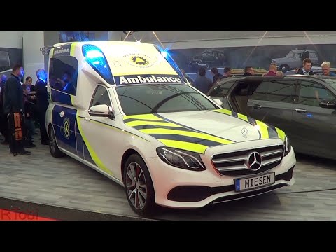 Austrian Mercedes E-class ambulance - Miesen - Rettmobil 2019 expo [GER | 5.2019]