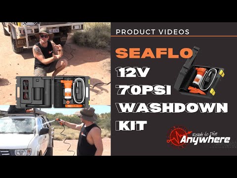 SEAFLO Portable 12V 70 PSI Washdown Kit | Product Information