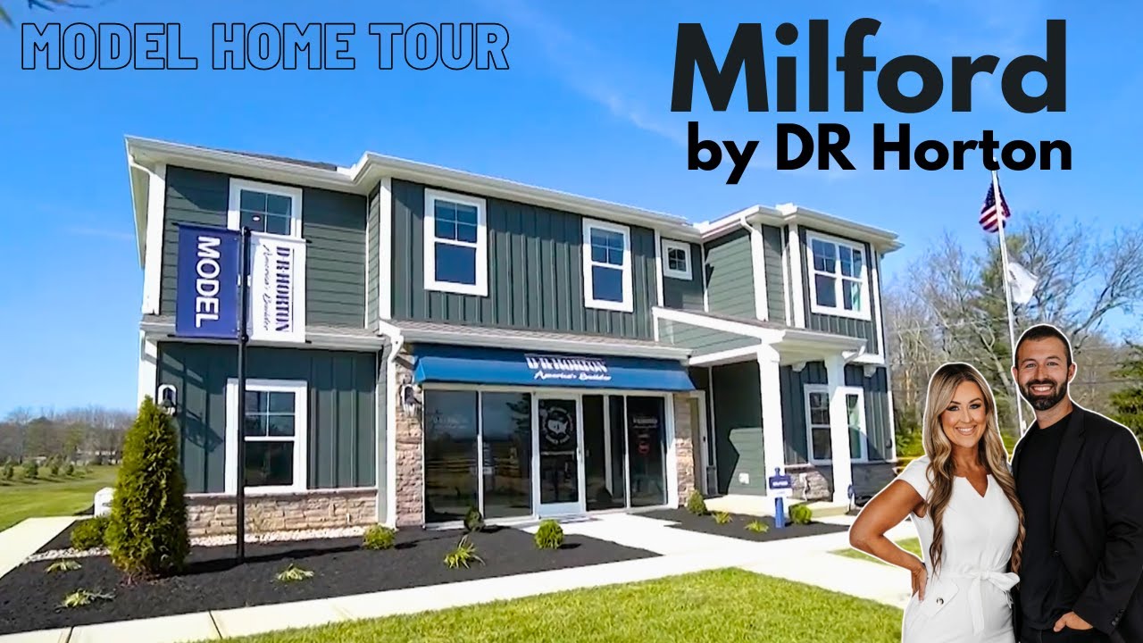 D.R. Horton Milford Floor Plan | New Construction Model Home Tour in Kentucky