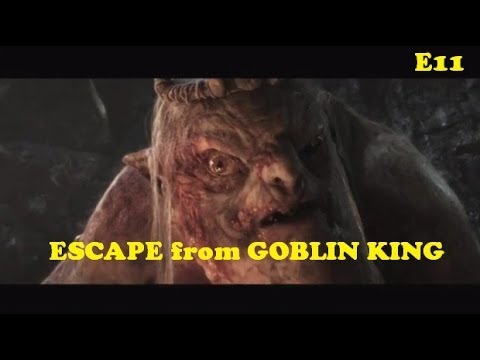 LEGO: The Hobbit - Escape from Goblin King and Cave - Full GAMEPLAY + Walkthrough/Commentary - Ep 11