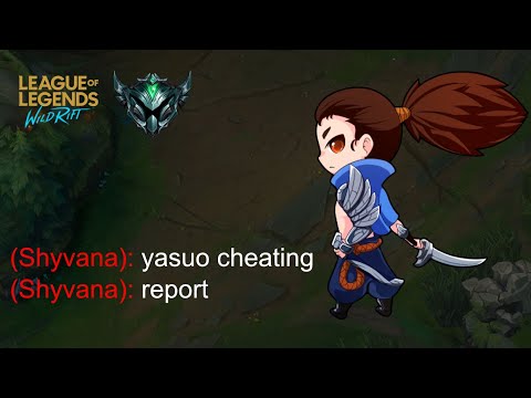 REPORT YASUO FOR CHEATING