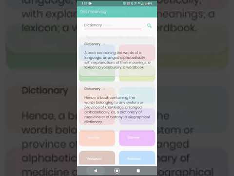 Writer's Dictionary - Offline. Video