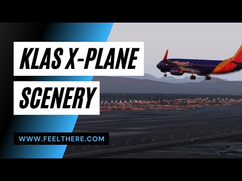 KLAS Scenery for X-Plane 11 - Las Vegas Airport by FeelThere trailer - coming soon