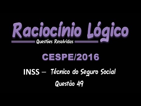 INSS/2016 - Técnico do Seguro Social - Questão 49
