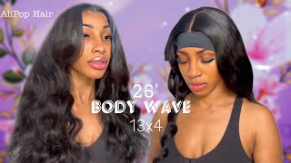 Watch me install ♡︎| Body Wave 13x4 26inches | @Alipopwigs
