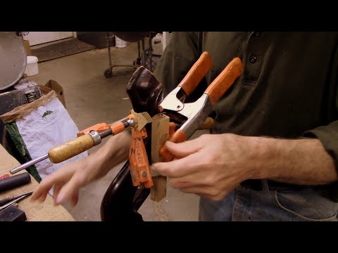 Repairing the Leg of a Tilt Top Table - Thomas Johnson Antique Furniture Restoration