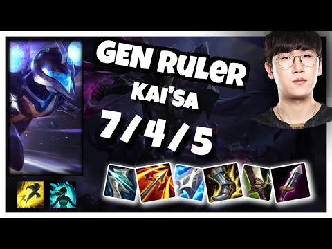 Kai'Sa Gameplay Challenger Replay S11 - 10.25 Bot Lane (7/4/5) - KOREAN