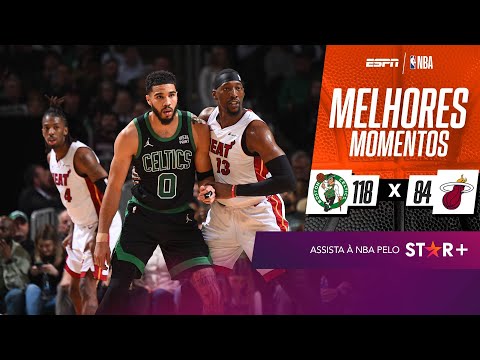 Celtics TRUCIDAM Heat e liquidam série em revanche nos playoffs da NBA | MELHORES MOMENTOS