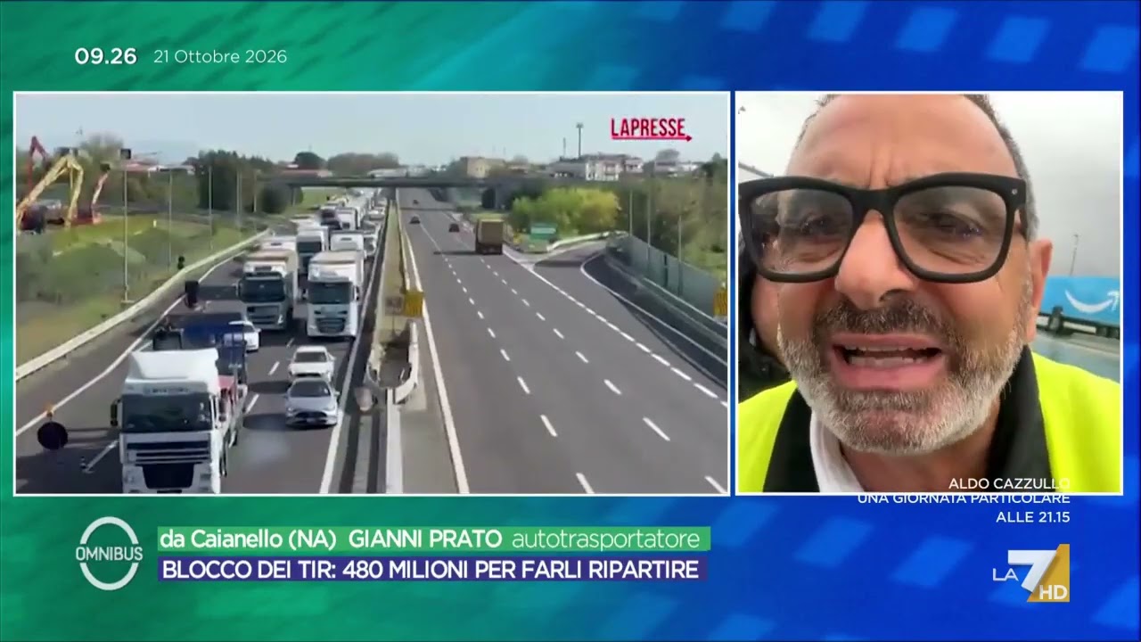 Blocco dei Tir, parla l'autotrasportatore: "La protesta va avanti"