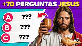 70 Perguntas Sobre Jesus Sem Alternativas | Fácil e Médio | Quiz Bíblico