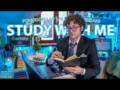 STUDY WITH ME LIVE POMODORO | 12 HOURS ✨ Suit Special ⭐ Last Challenge Day, Relaxing Rain Sounds