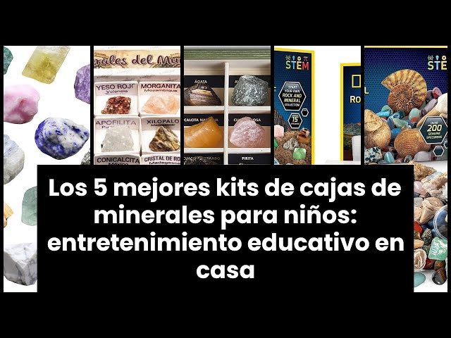 Vídeo relacionado con XXTOYS Kit de 48 Minerales y Piedras Preciosas Naturales, Caja de Juegos, Regalo Científico de para Niños de 6 a 12 Años
