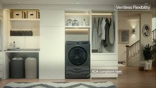 LG Ventless Washer/Dryer Combo LG WashCombo™ All-in-One 5.0 cu. ft. Mega Capacity with Inverter HeatPump™ Technology and Direct Drive Motor null WM6998HBA Picture
