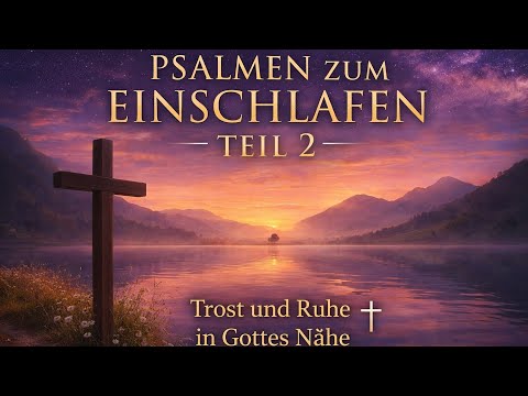 Psalmen zum Einschlafen (Teil 2) ✝️ Trost bei Traurigkeit, Einsamkeit & Überforderung | 80 Minuten