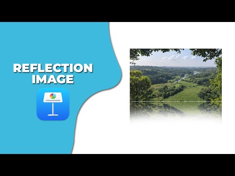 How to Reflection an image in keynote