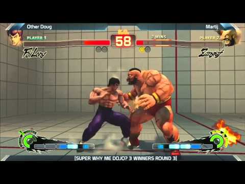 SSF4: Martij vs Doug T - Super Why Me Dojo? 3