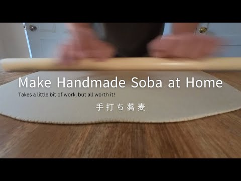 Make Japanese Handmade Soba Noodles at Home