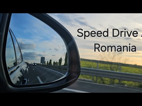 Speed Drive A1 Romania.        Arad-Timisoara-Bucharest. Special 550 Video