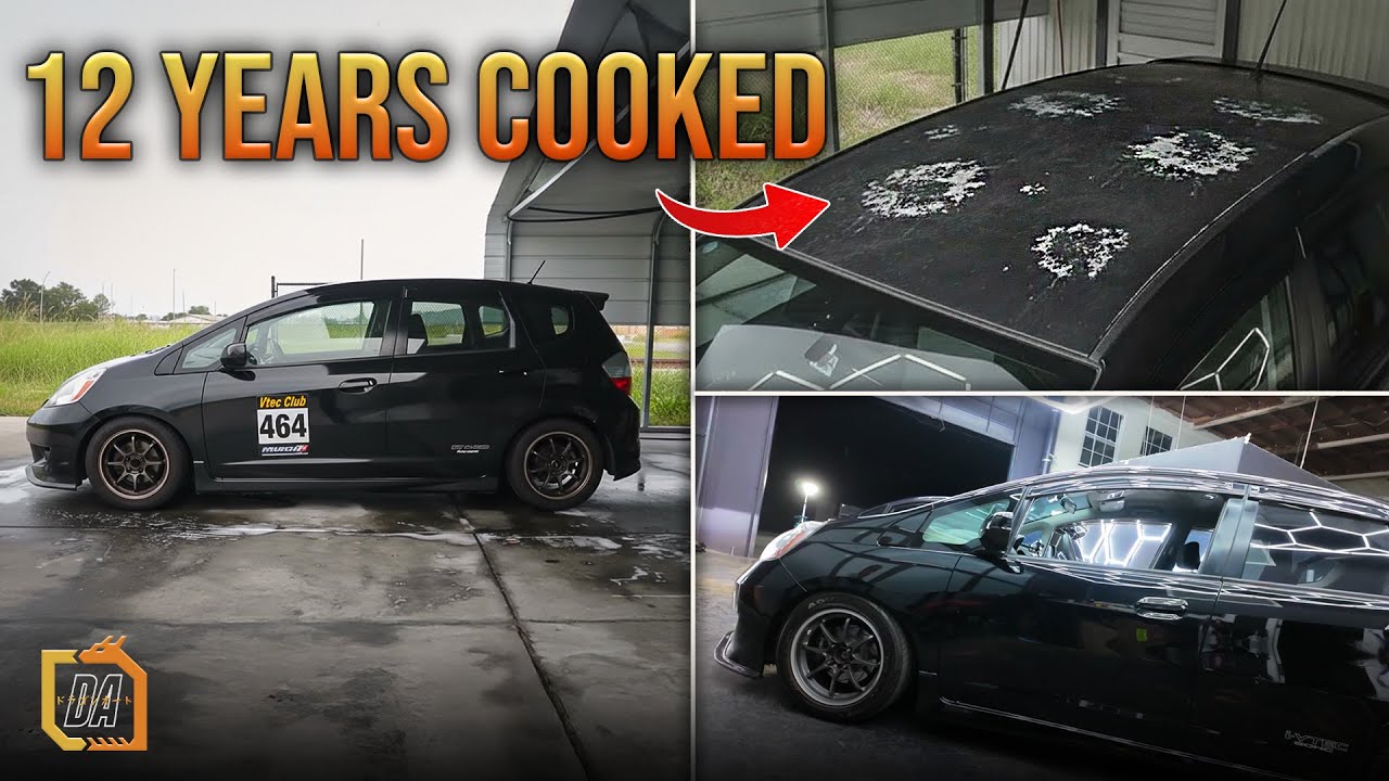 Honda Fit Sun Damaged Paint Restored with Icon Rocklear