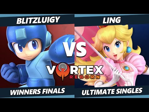Vortex Legends 16 Winners Finals - BlitzLuigy (Mega Man) Vs. Ling (Peach) SSBU Ultimate Tournament