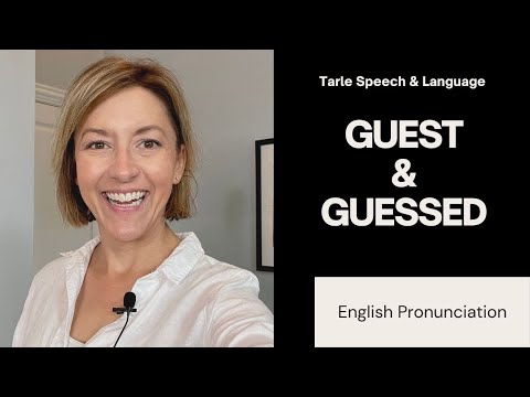 How to Pronounce GUEST & GUESSED - American English Homophone Pronunciation Lesson