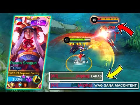 WTF DAMAGE!!!? | BEST BUILD FREYA FOR 1 SHOT BUILD! | TOP 1 GLOBAL FREYA | MUST WATCH | MLBB✓