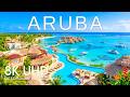 Aruba 8K Drone Footage | Flamingo Beach, Luxury Resorts & Golden Calm UHD DEFAULT Thumbnail