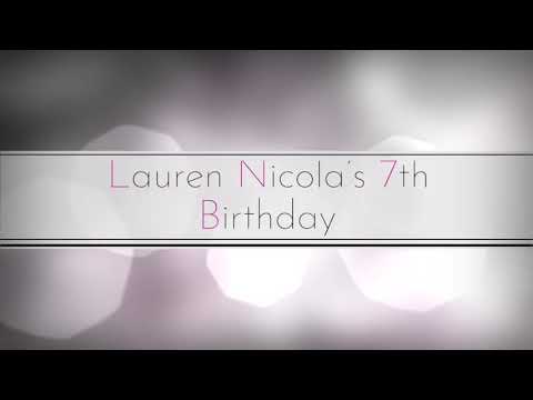 Lauren’s Hello Kitty Spa Birthday party!