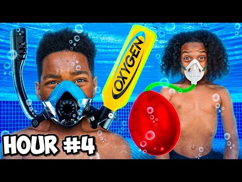 LAST TO BREATHE UNDERWATER WINS!