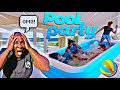 WE THREW A POOL PARTY IN OUR LIVING ROOM TO GET ANGRY MOM REACTION HILARIOUS